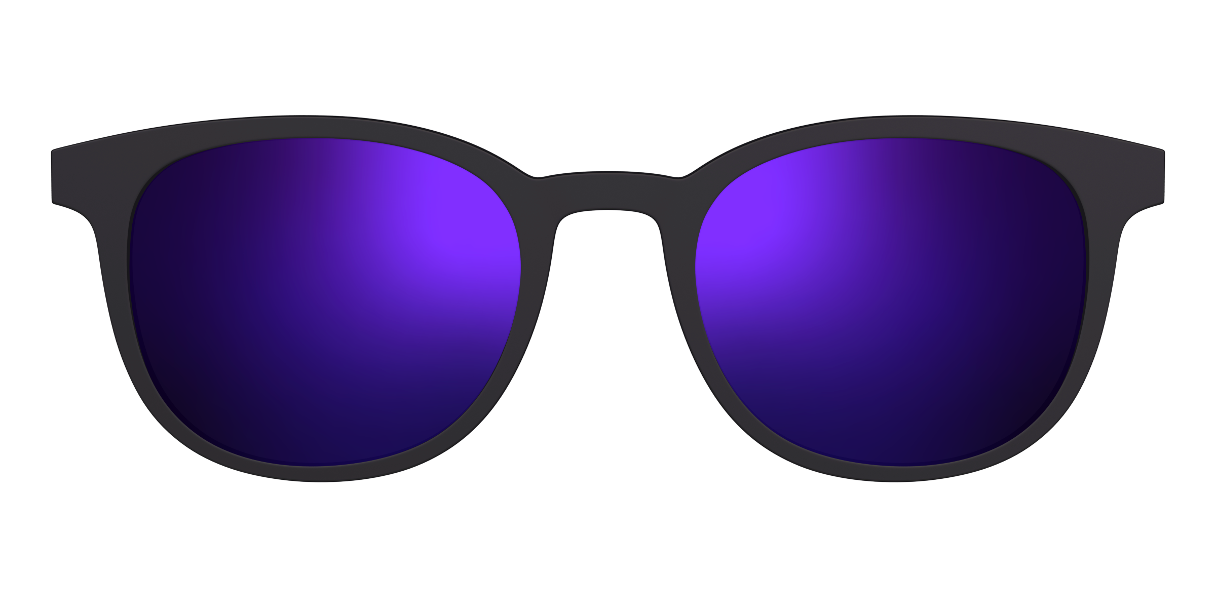 Pair Eyewear Sun Tops Polarized Purple top sole viola