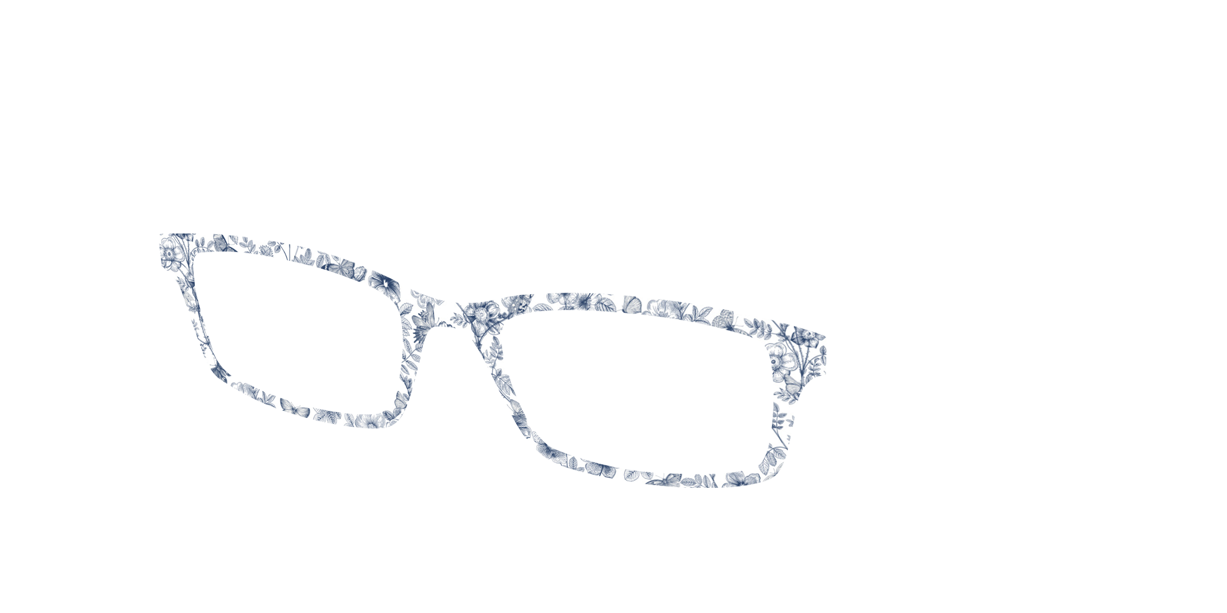 Pair Eyewear Solid Tops Woodland Toile top occhiali fantasia bosco