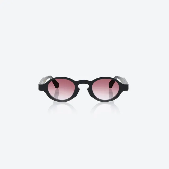 Monokol Burbon MK167 C3 occhiali da sole rotondi unisex neri