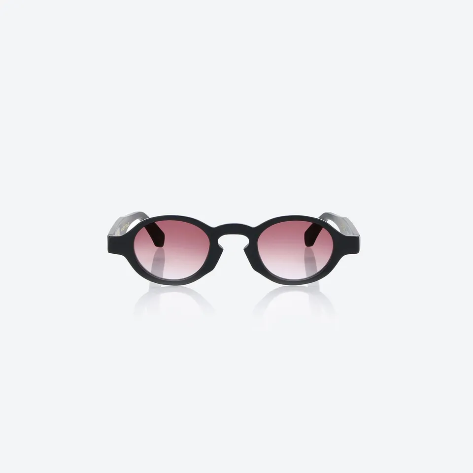 Monokol Burbon MK167 C3 occhiali da sole rotondi unisex neri