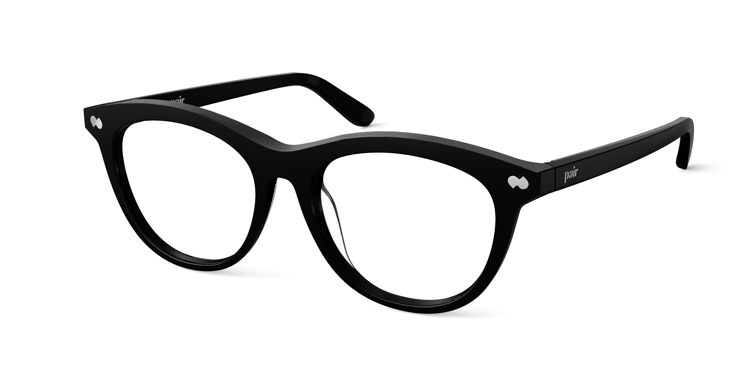 Pair Eyewear Base Frames The Brook occhiali neri cat-eye
