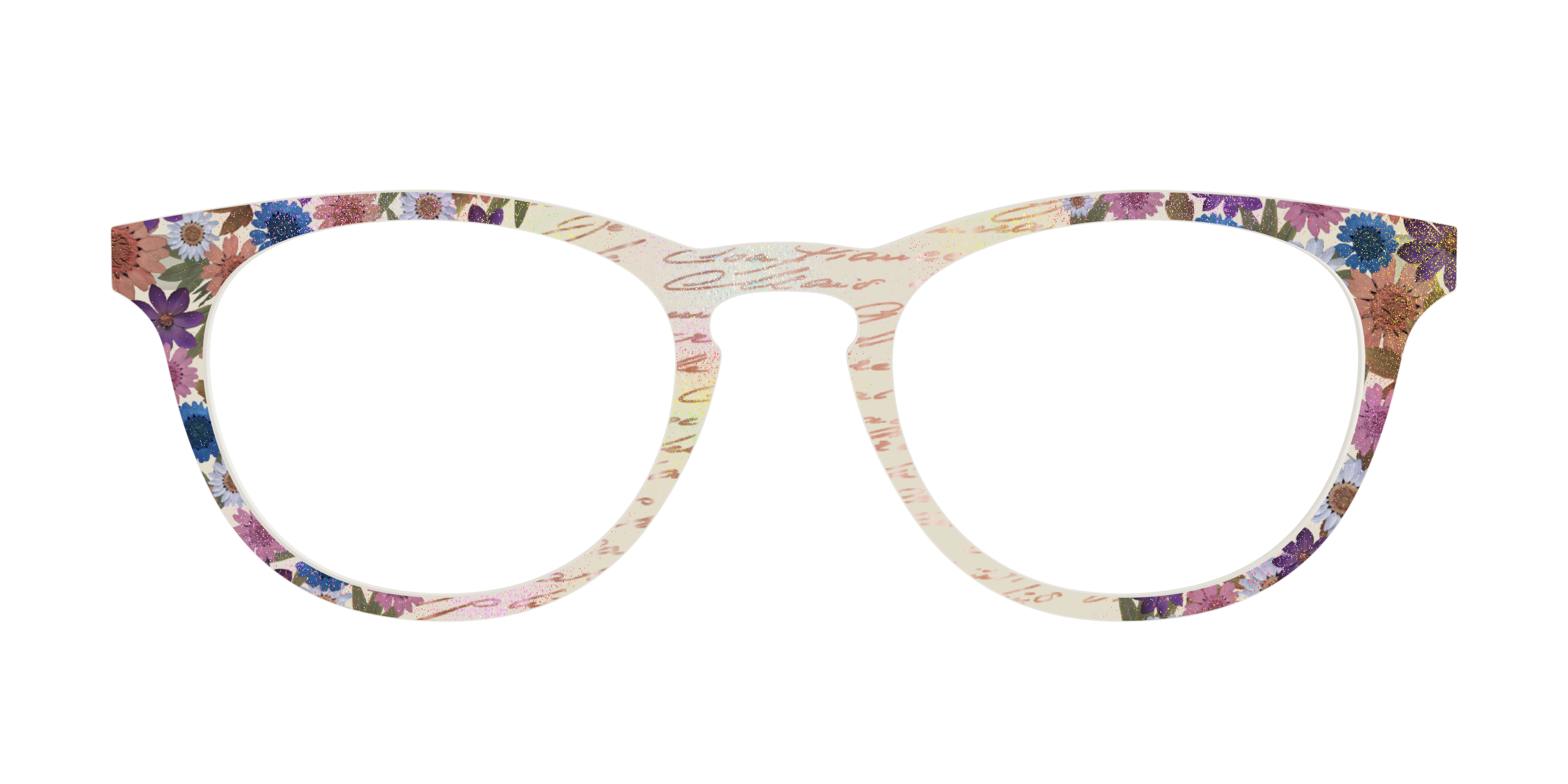 Pair Eyewear Design Tops Pressed Flowers Foil top fiori 587