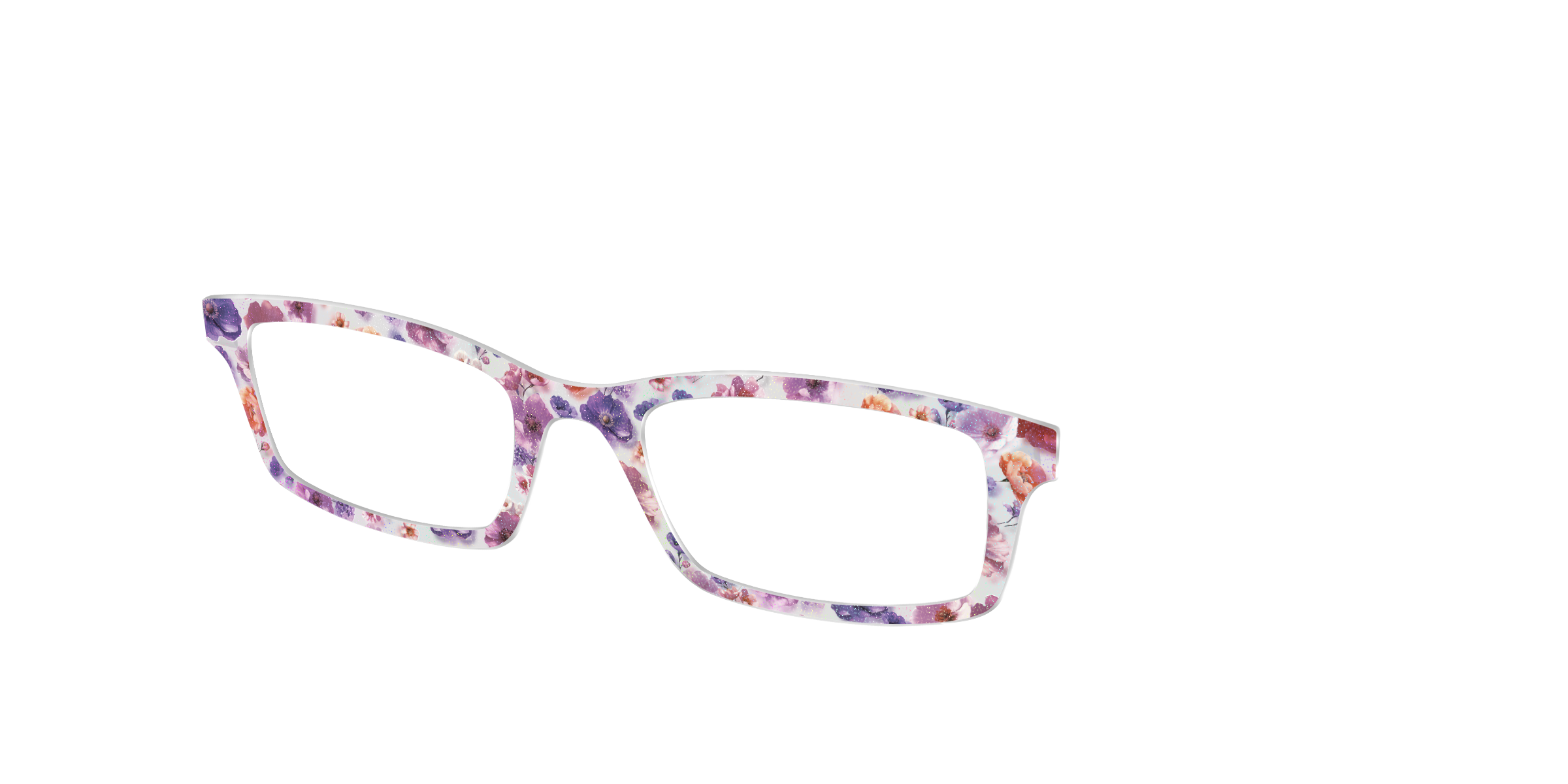Pair Eyewear Design Tops Holographic Milky Floral Top Occhiali 512
