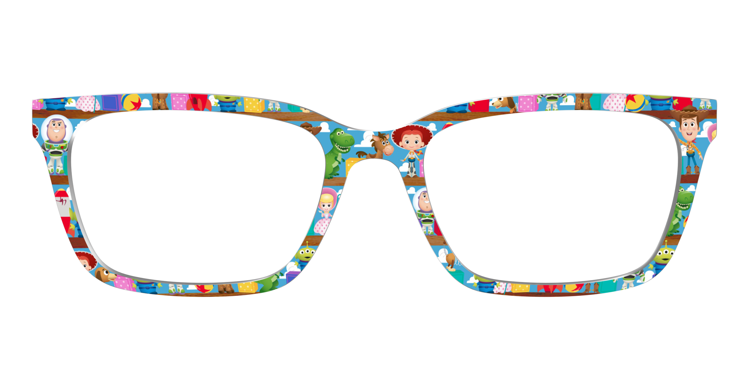 Pair Eyewear Andy's Toy Shelf top frame Cedro azzurro