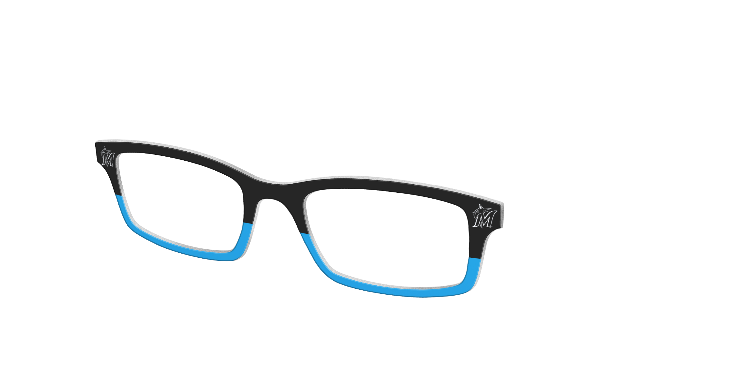Pair Eyewear School Spirit Marlins Split top magnetico blu