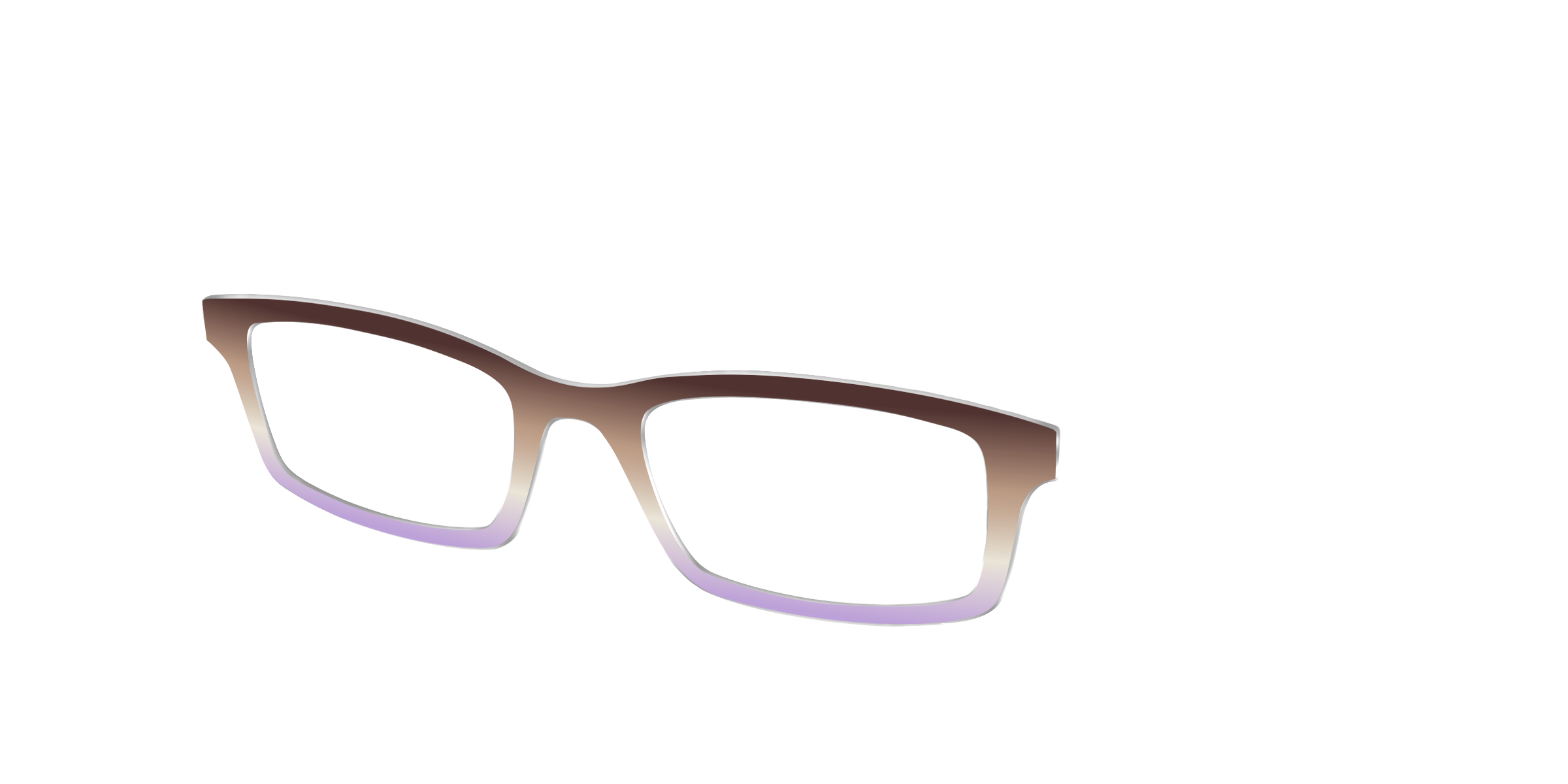 Pair Eyewear Design Tops HM04 top occhiali degradé mocha lilla