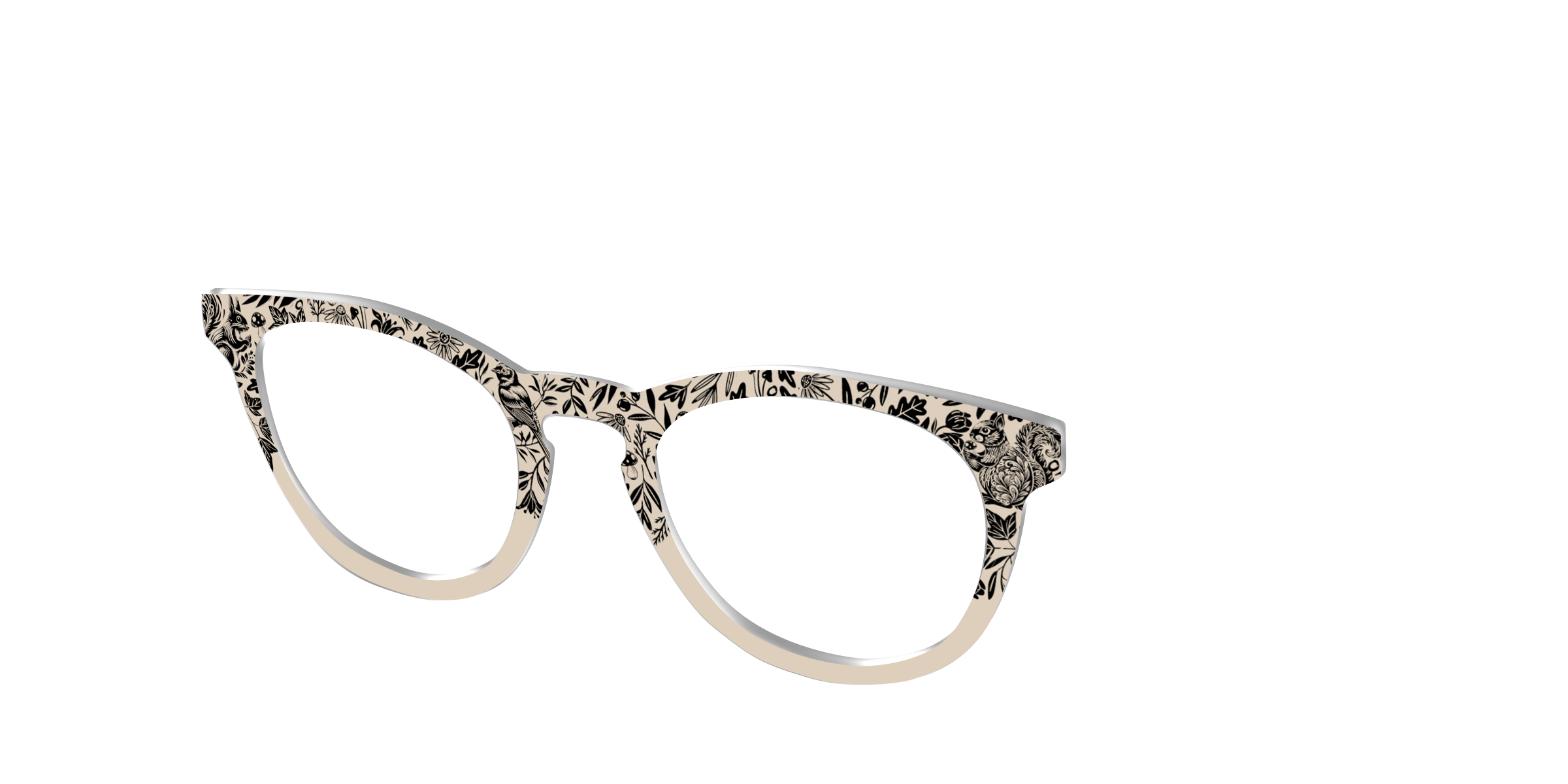 Pair Eyewear Design Tops Woodcut Squirrels top scoiattoli
