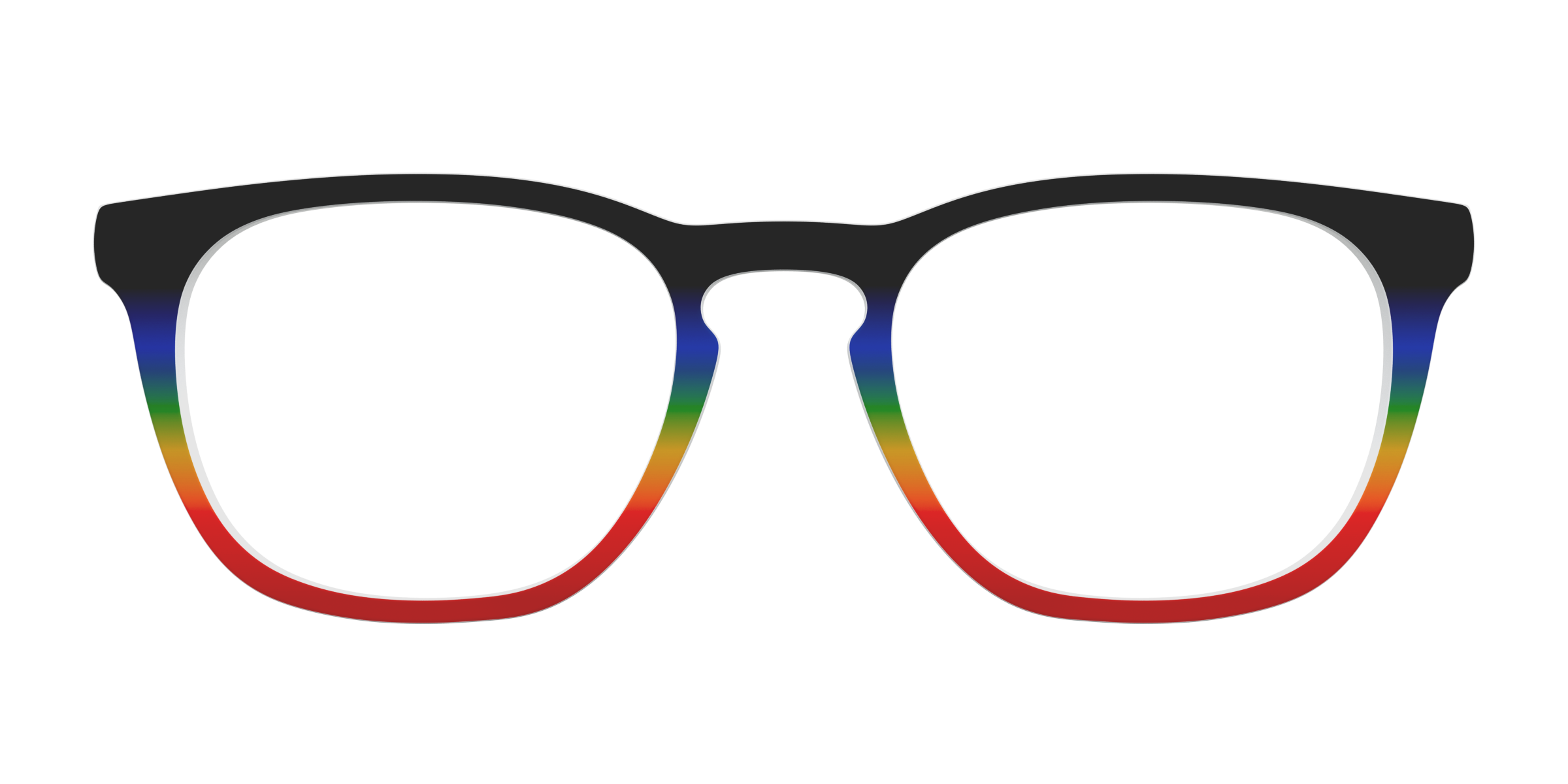 Pair Eyewear Solid Tops Love Wins Gradient top magnetico