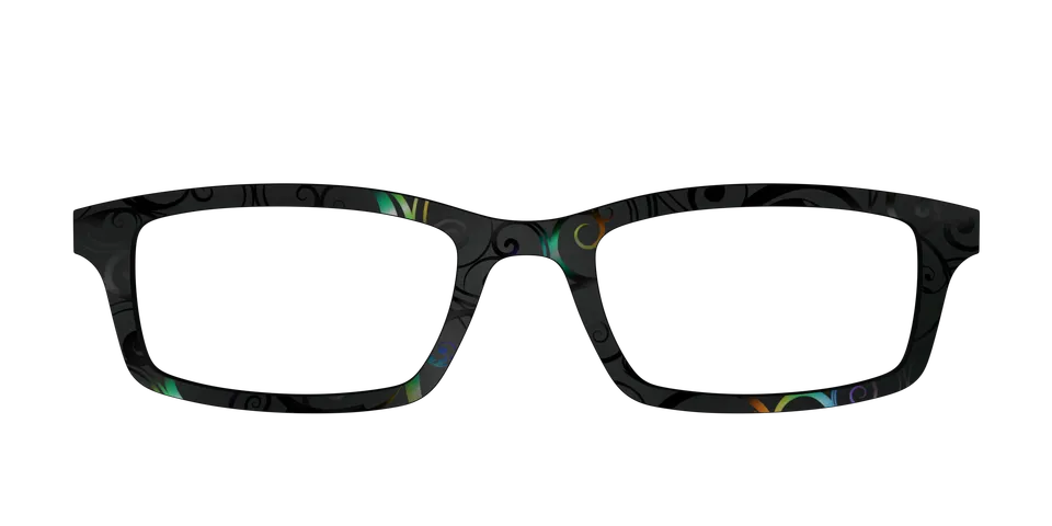 Pair Eyewear Design The Black Shimmer Scrolls top Cedro nero