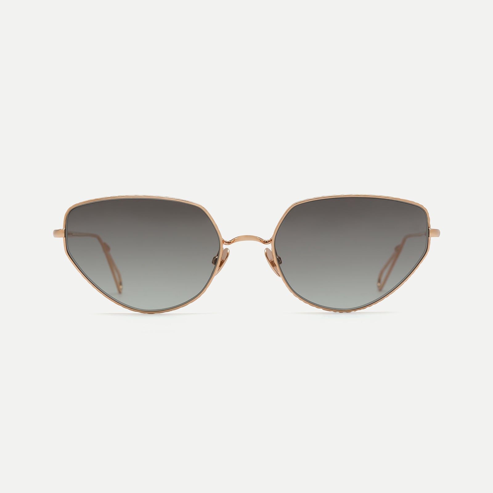 AHLEM Harpe occhiali da sole peony gold cat-eye