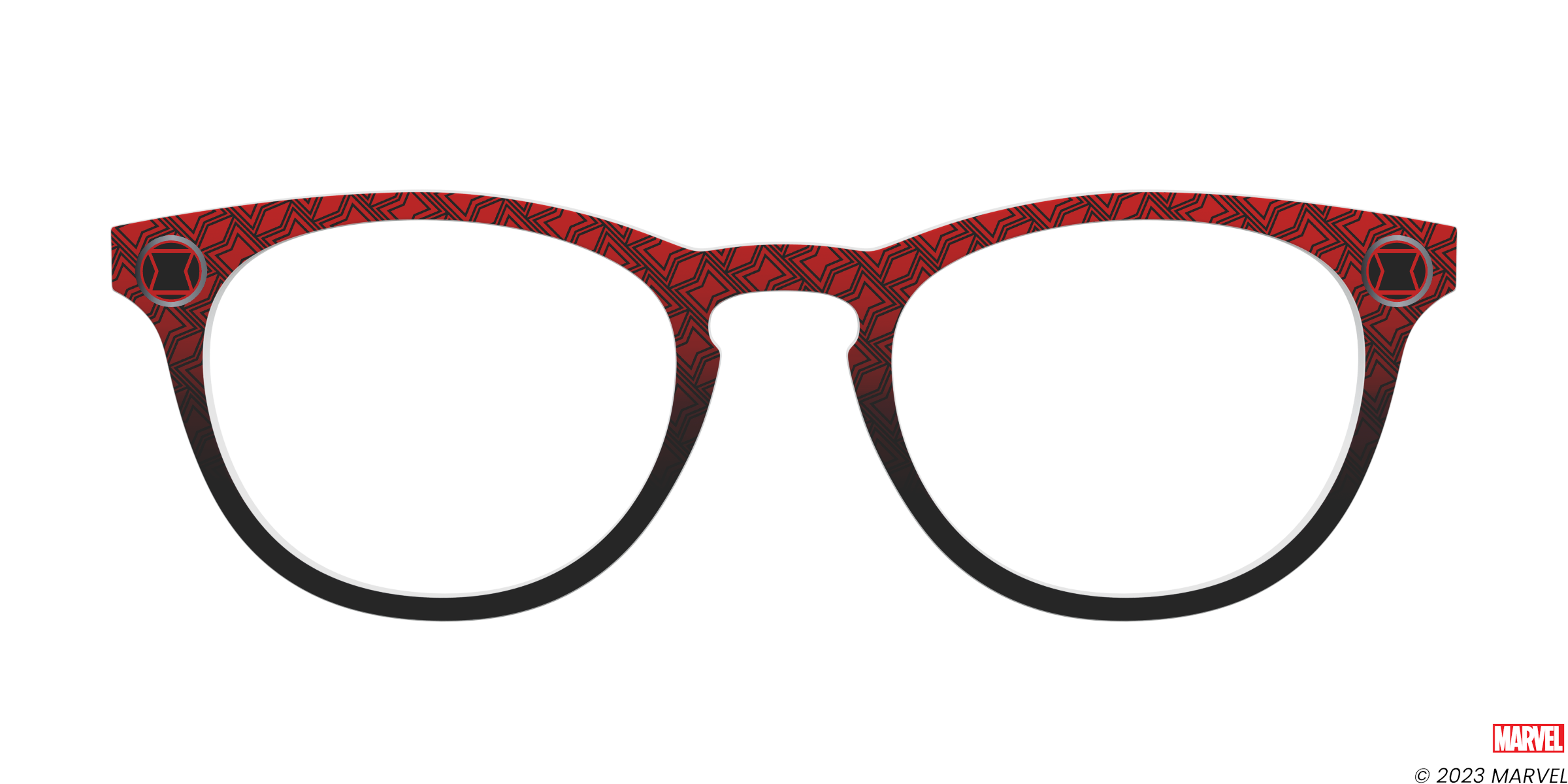 Pair Eyewear Collabs Black Widow Geo top occhiali MR16