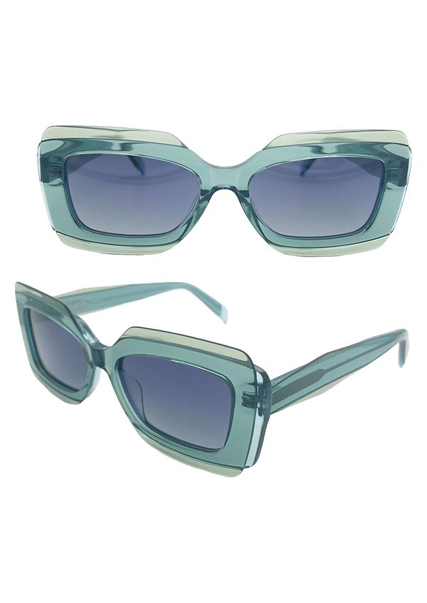 Ouyuan NSA24086 occhiali sole donna acetato montatura large