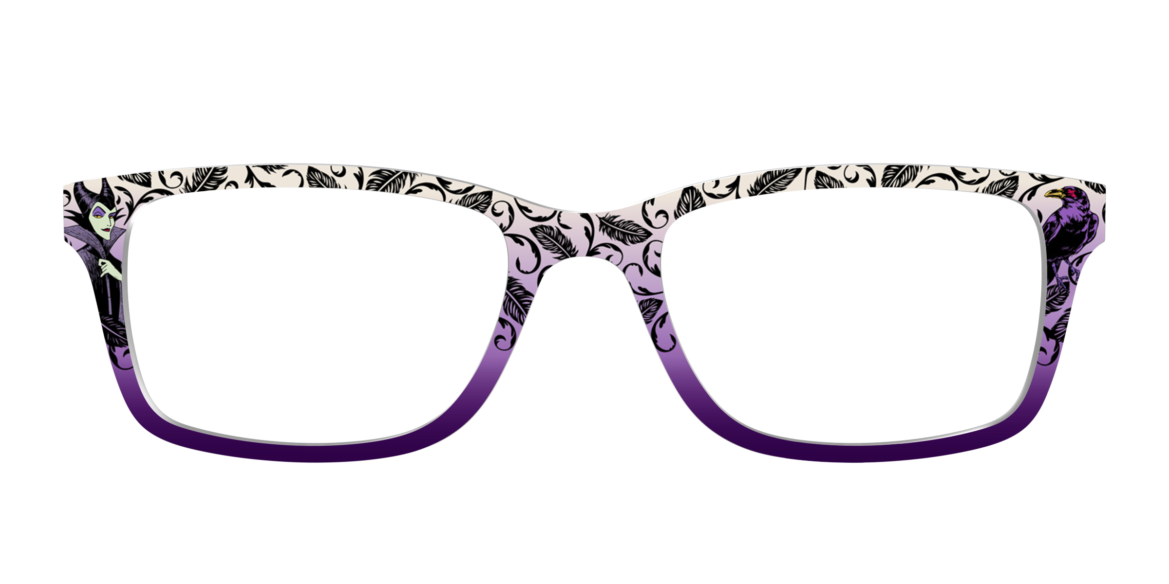 Pair Eyewear Collabs Maleficent Dark Wings top per occhiali nero