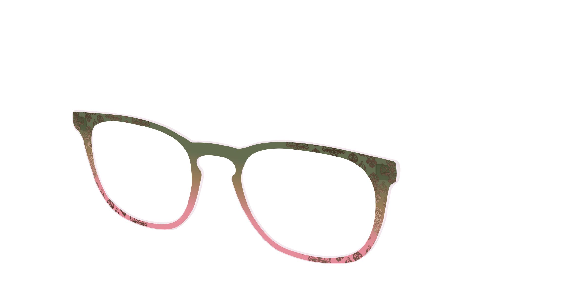 Pair Eyewear Design Olive Rose Trellis top occhiali