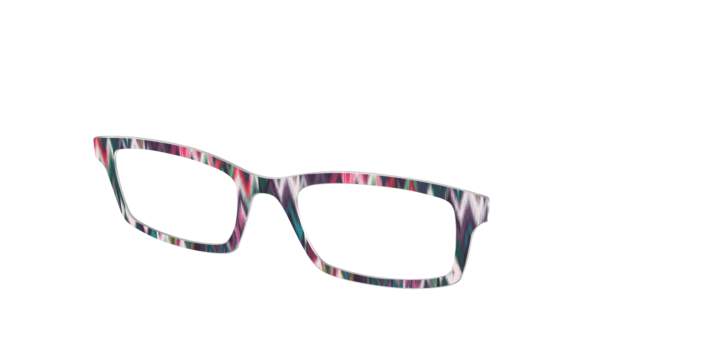 Pair Eyewear Design Tops The Teal Ikat top occhiali AT23