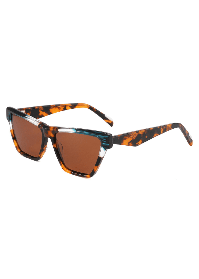 Ouyuan Sunglasses AS00013 occhiali da sole quadrati multicolore