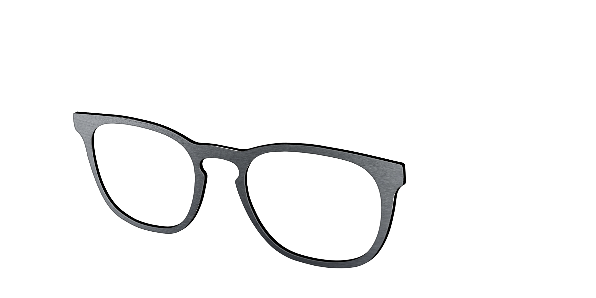 Pair Eyewear Solid Tops The Brushed Nickel top magnetico grigio