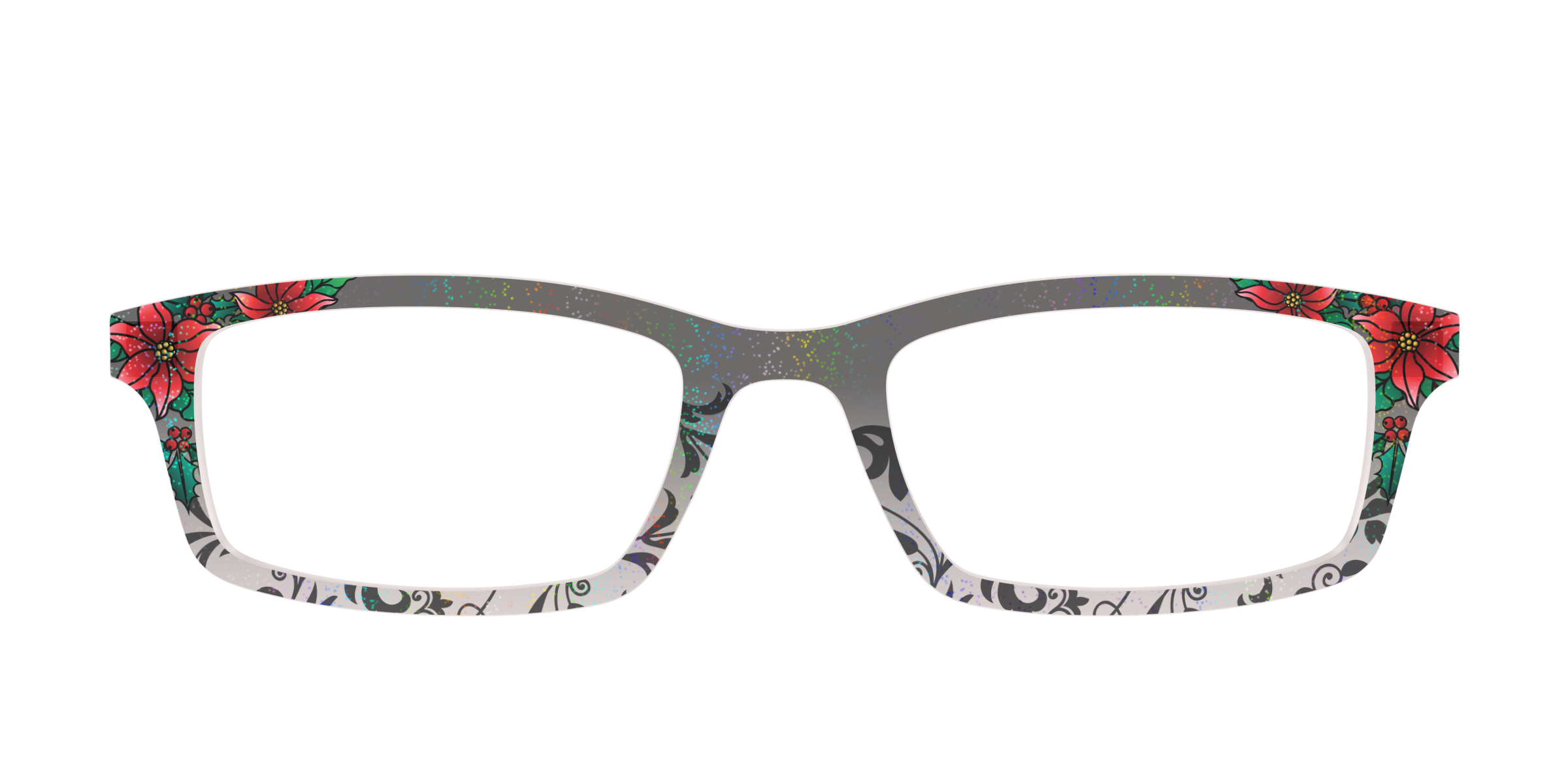 Pair Eyewear Romantic Poinsettia top occhiali natalizio