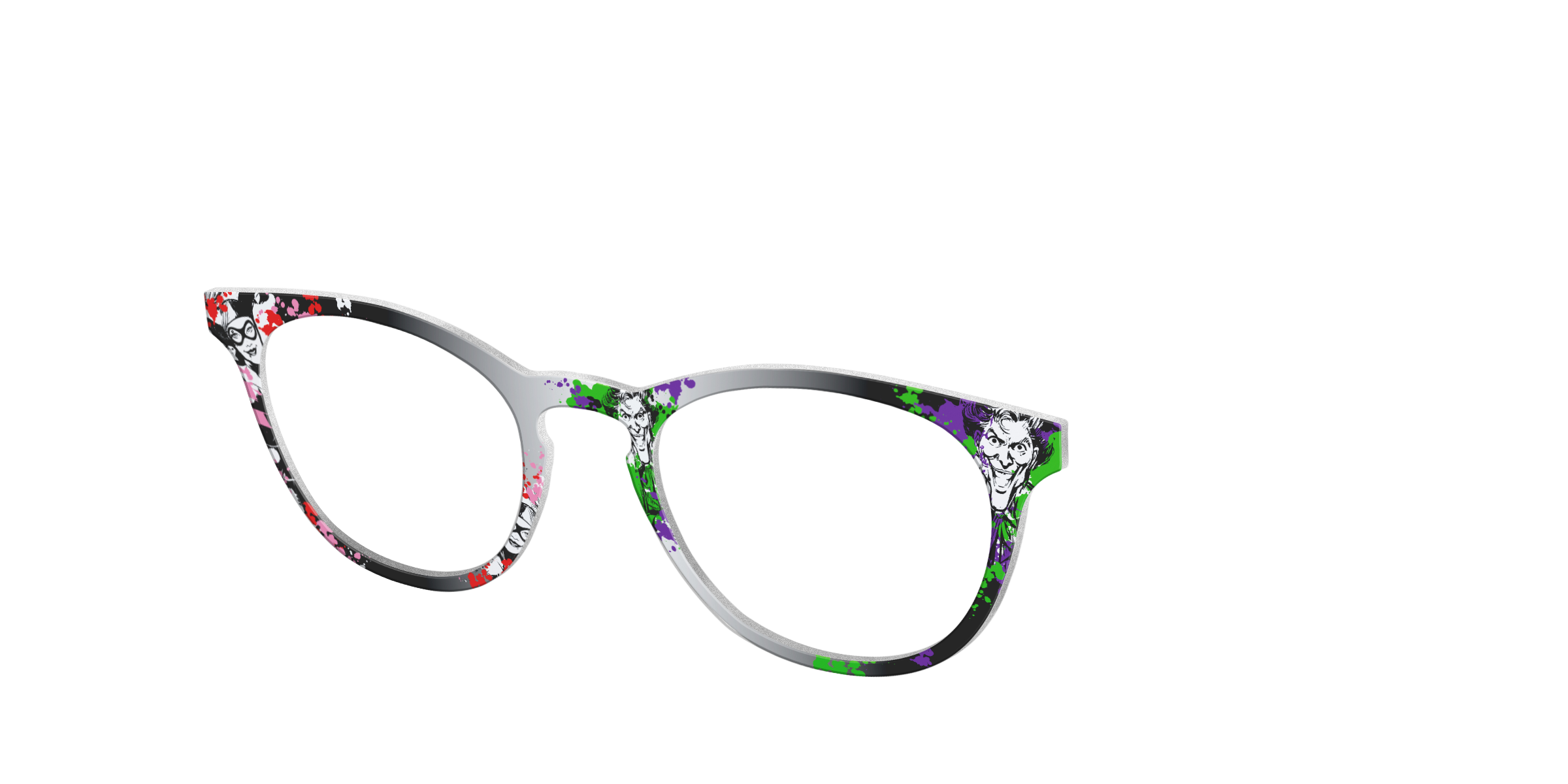 Pair Eyewear Collabs The Harley Quinn The Joker Top Nero