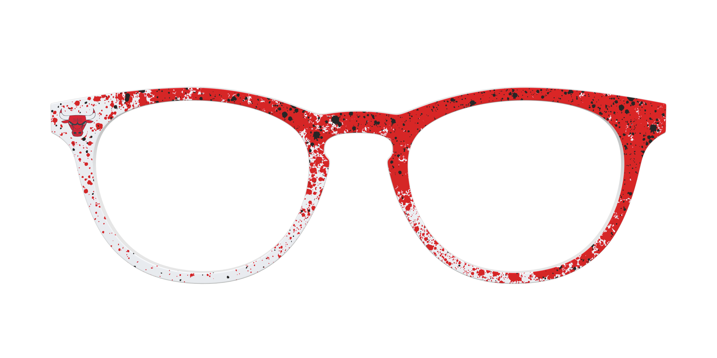 Pair Eyewear School Spirit Bulls Splatter top occhiali