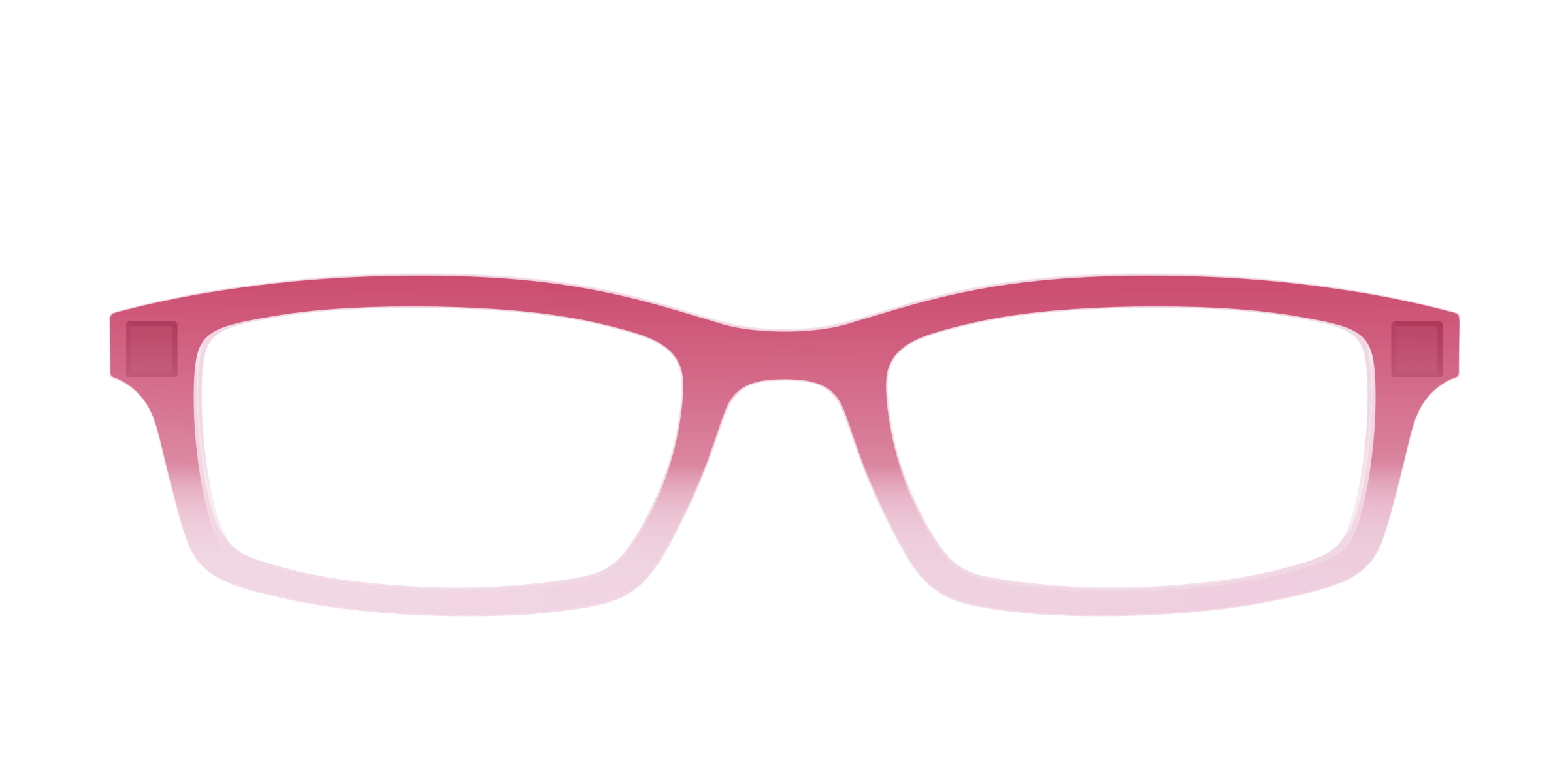Pair Eyewear Solid Tops Flamingo Blush Gradient top rosa
