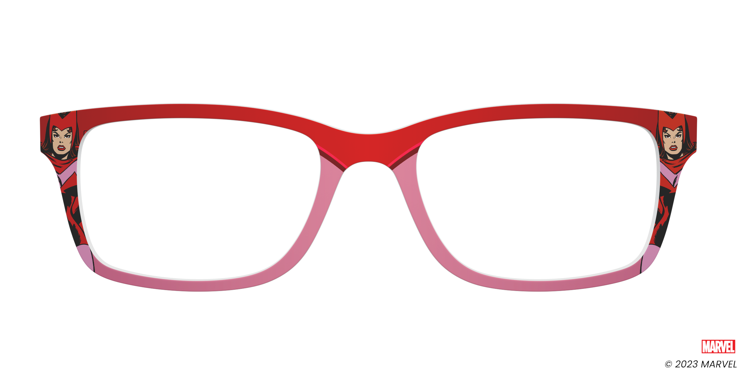 Pair Eyewear Collabs The Scarlet Witch top occhiali rosso
