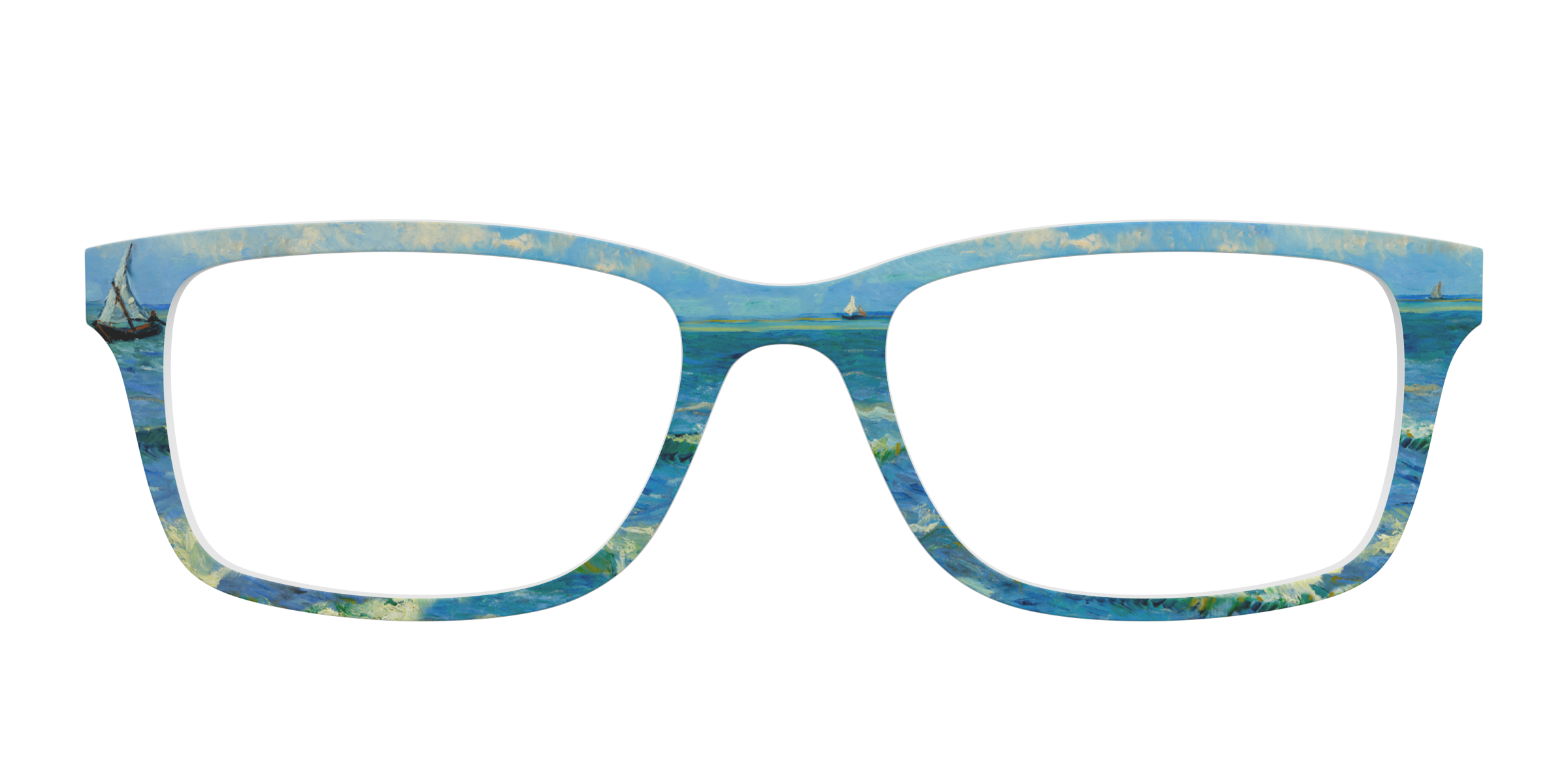 Pair Collabs Seascape VG12 top occhiali blu