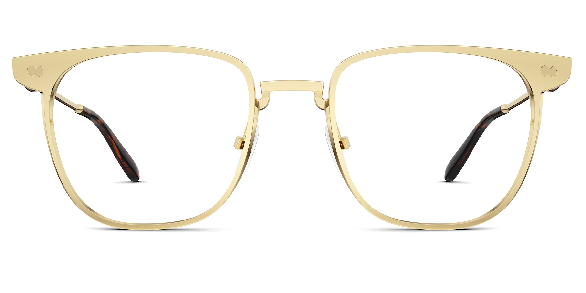 Pair Eyewear Nola Black Metal montatura metallo quadrata nera
