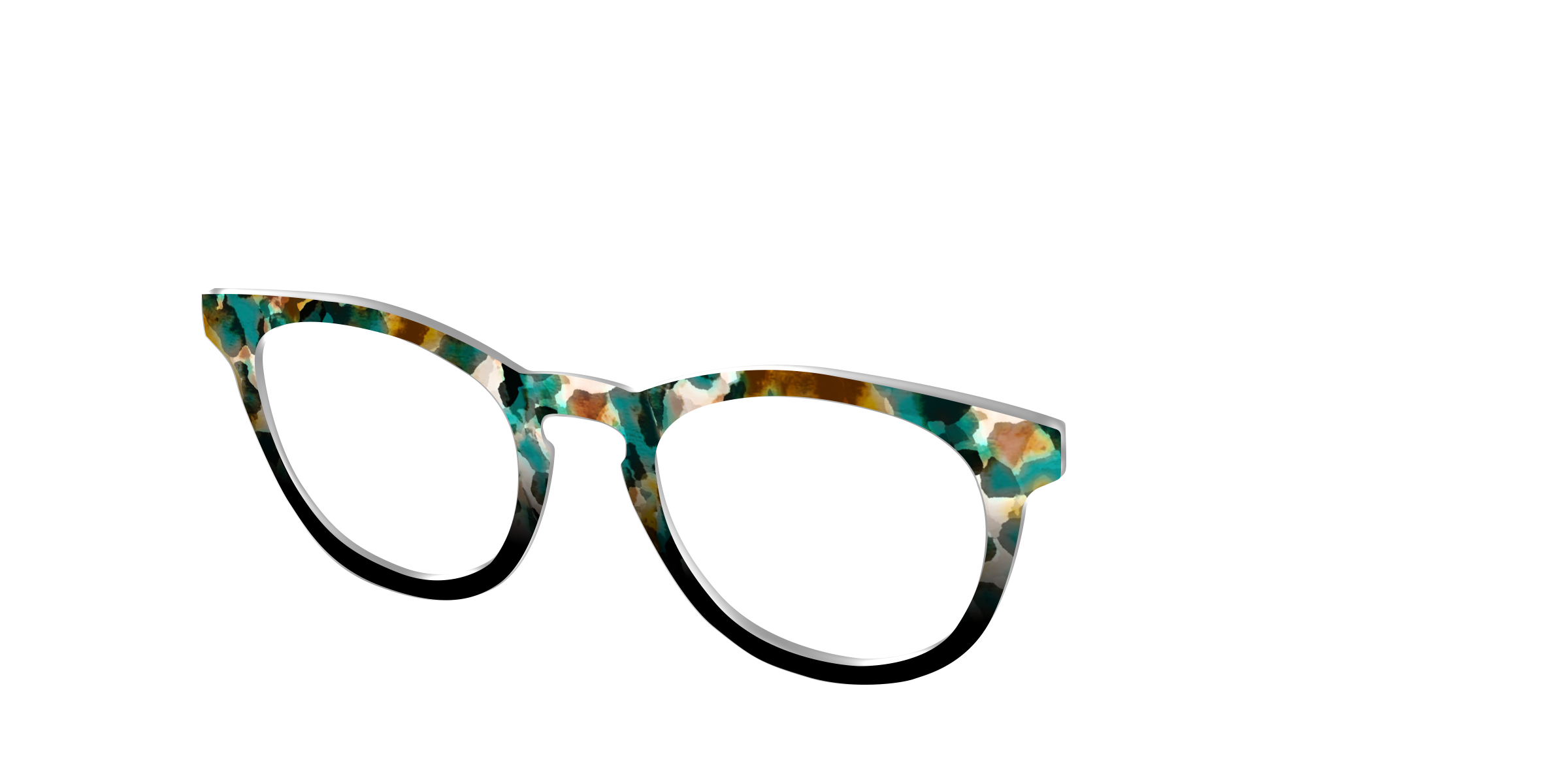 Pair Eyewear Design Tops Oxidized Copper Tortoise top tartarugato