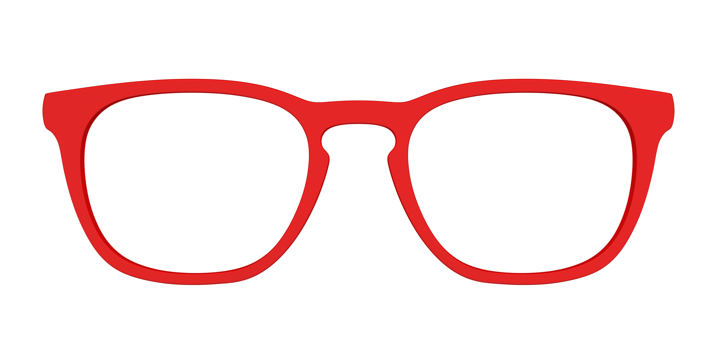 Pair Eyewear Solid Tops The Red top magnetico rosso tinta unita