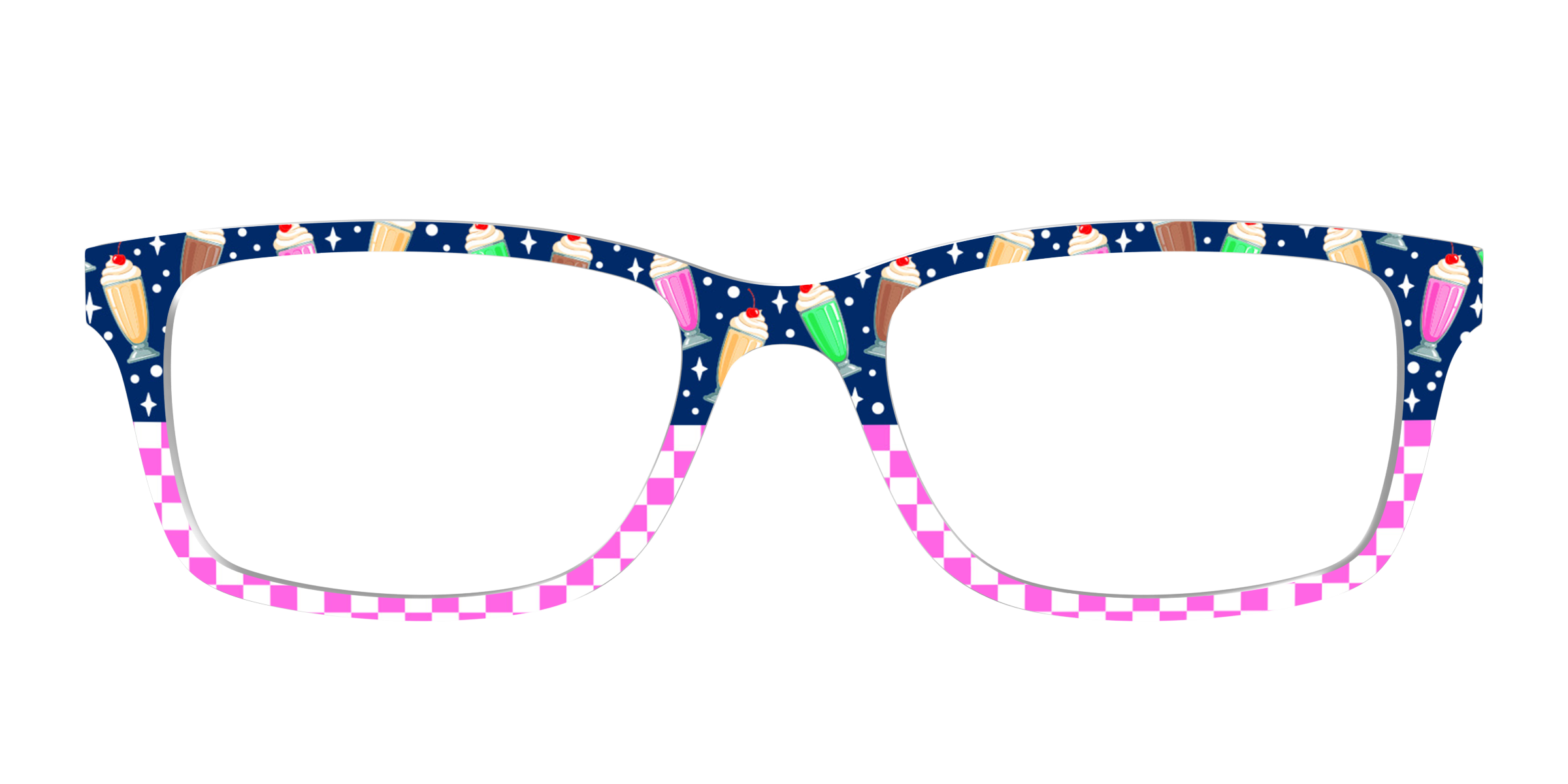 Pair Eyewear Design Tops Ice Cream Social Split top rosa