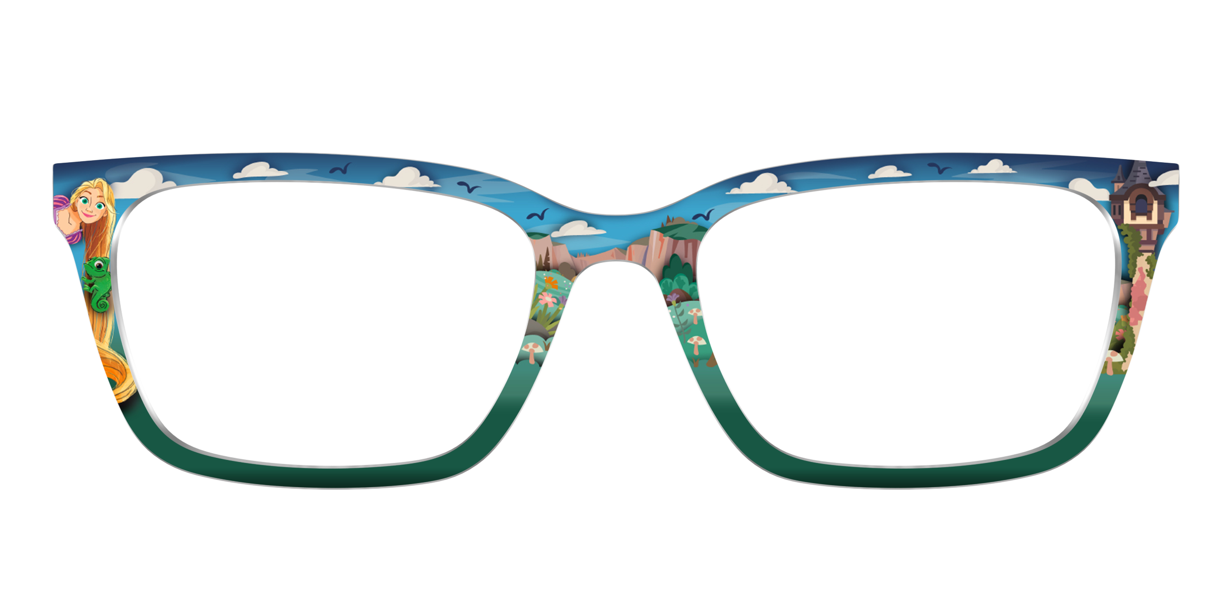 Pair Eyewear Collabs Rapunzel's Castle top occhiali Cedro