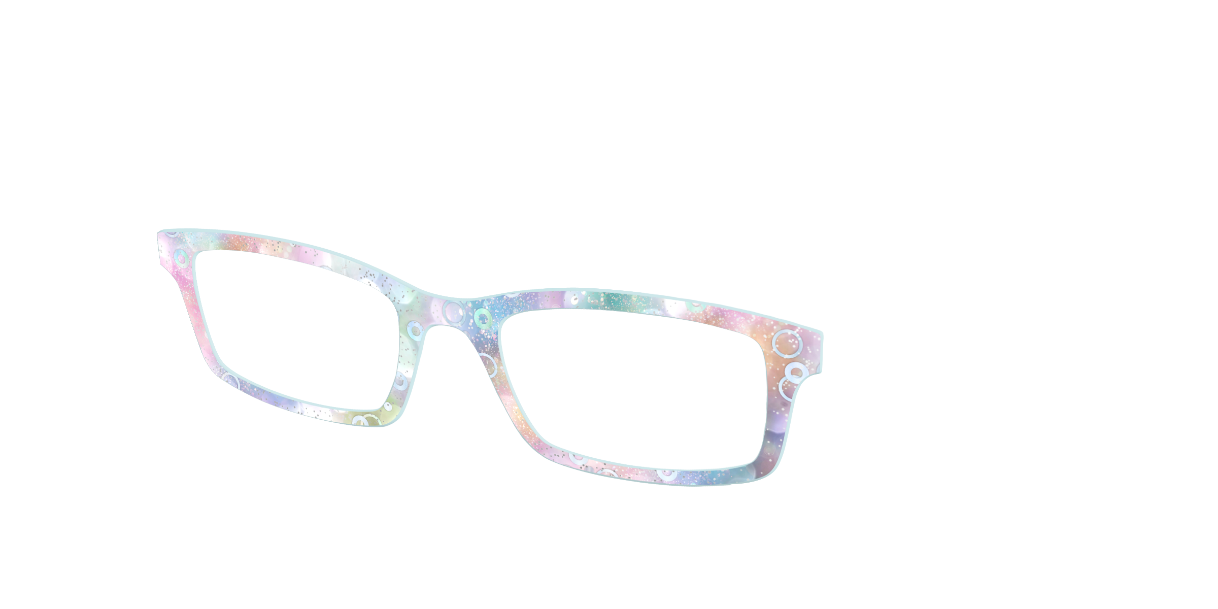 Pair Eyewear Design Tops The Mermaid Bokeh top per occhiali glitter