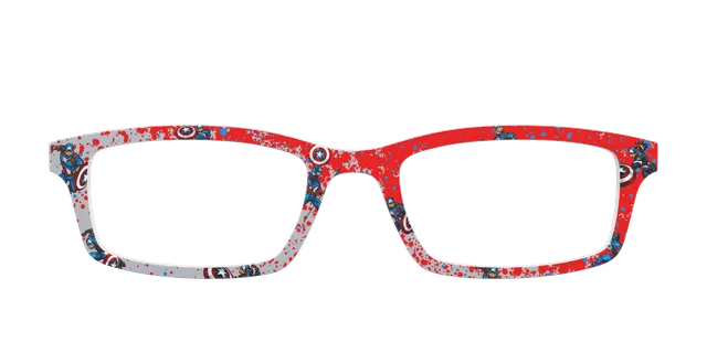 Pair Eyewear Collabs Captain America Splatter top per occhiali