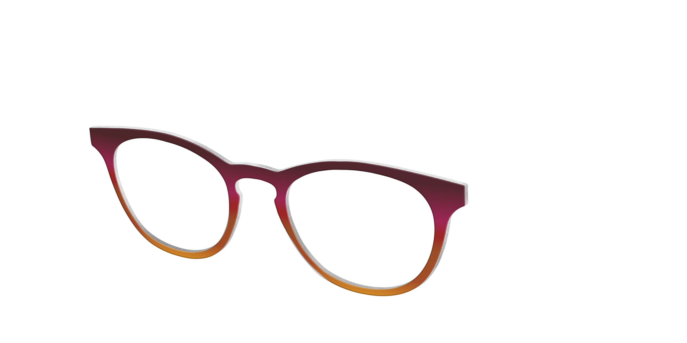 Pair Eyewear Solid Tops Umber Ochre cover sfumato marrone