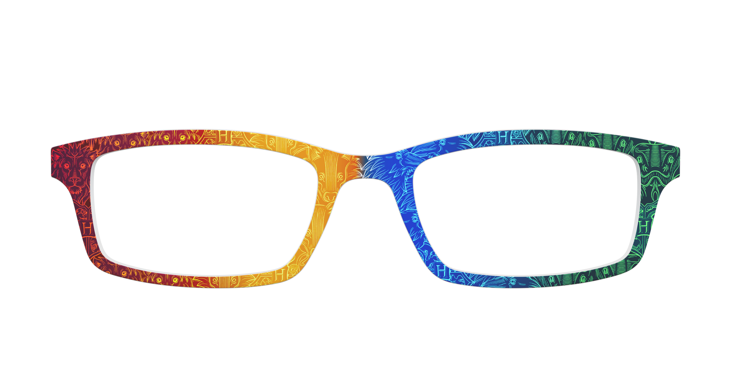 Pair Eyewear Collabs Hogwarts Houses top occhiali Cedro