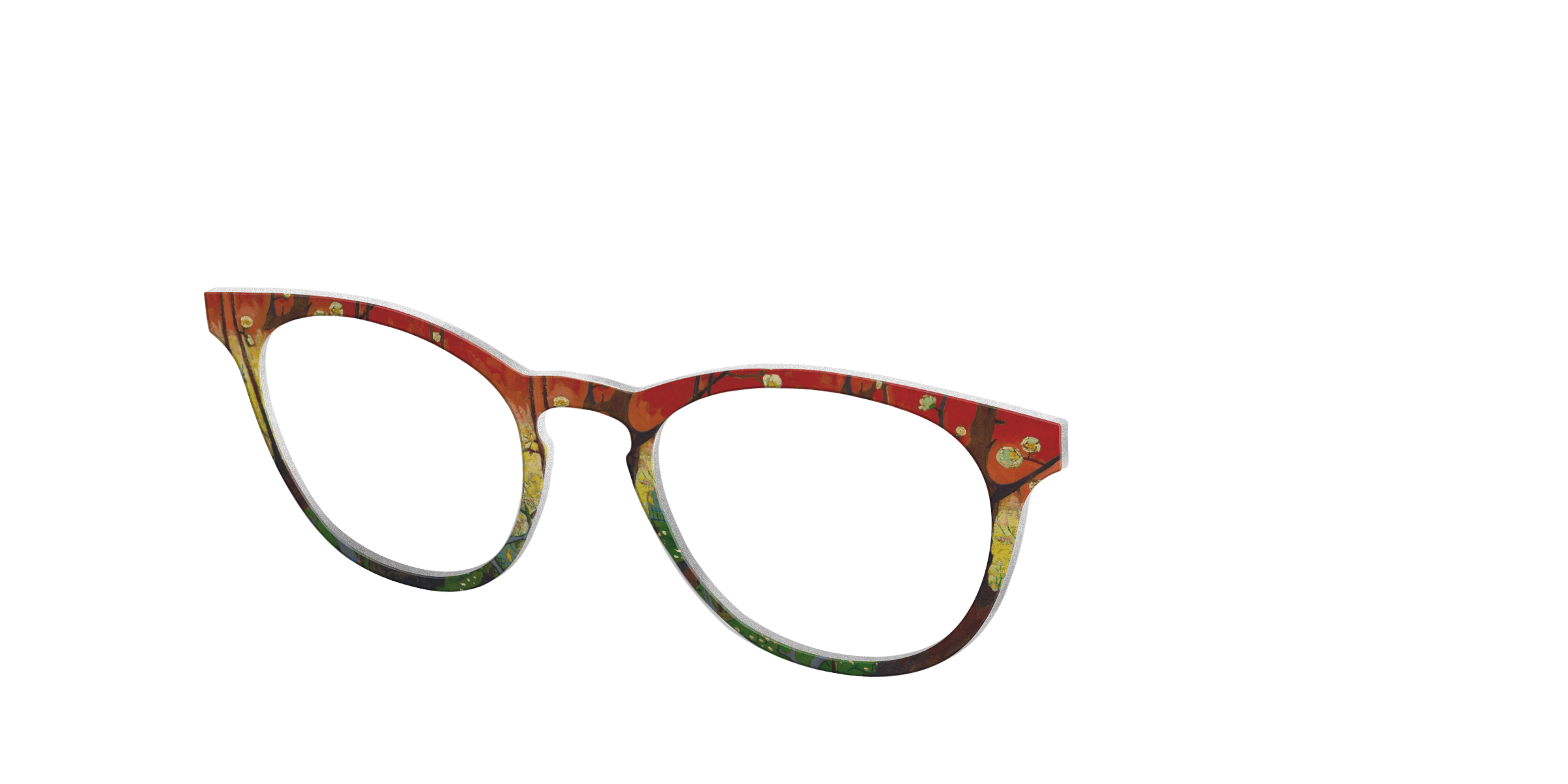 Pair Eyewear Collabs Flowering Plum top occhiali Van Gogh
