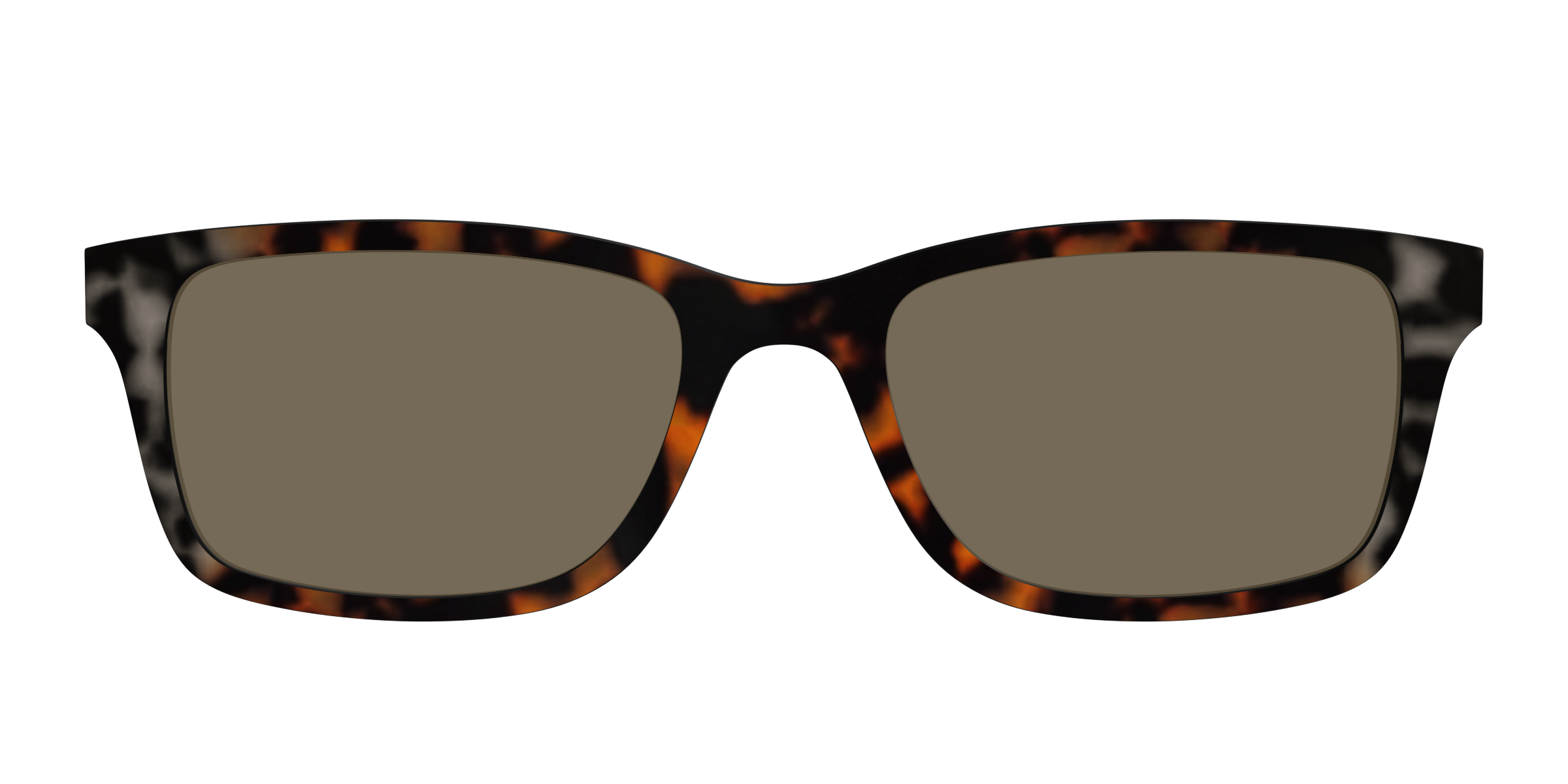 Pair Eyewear Sun Tops Polarized Gray Amber Tortoise clip sole
