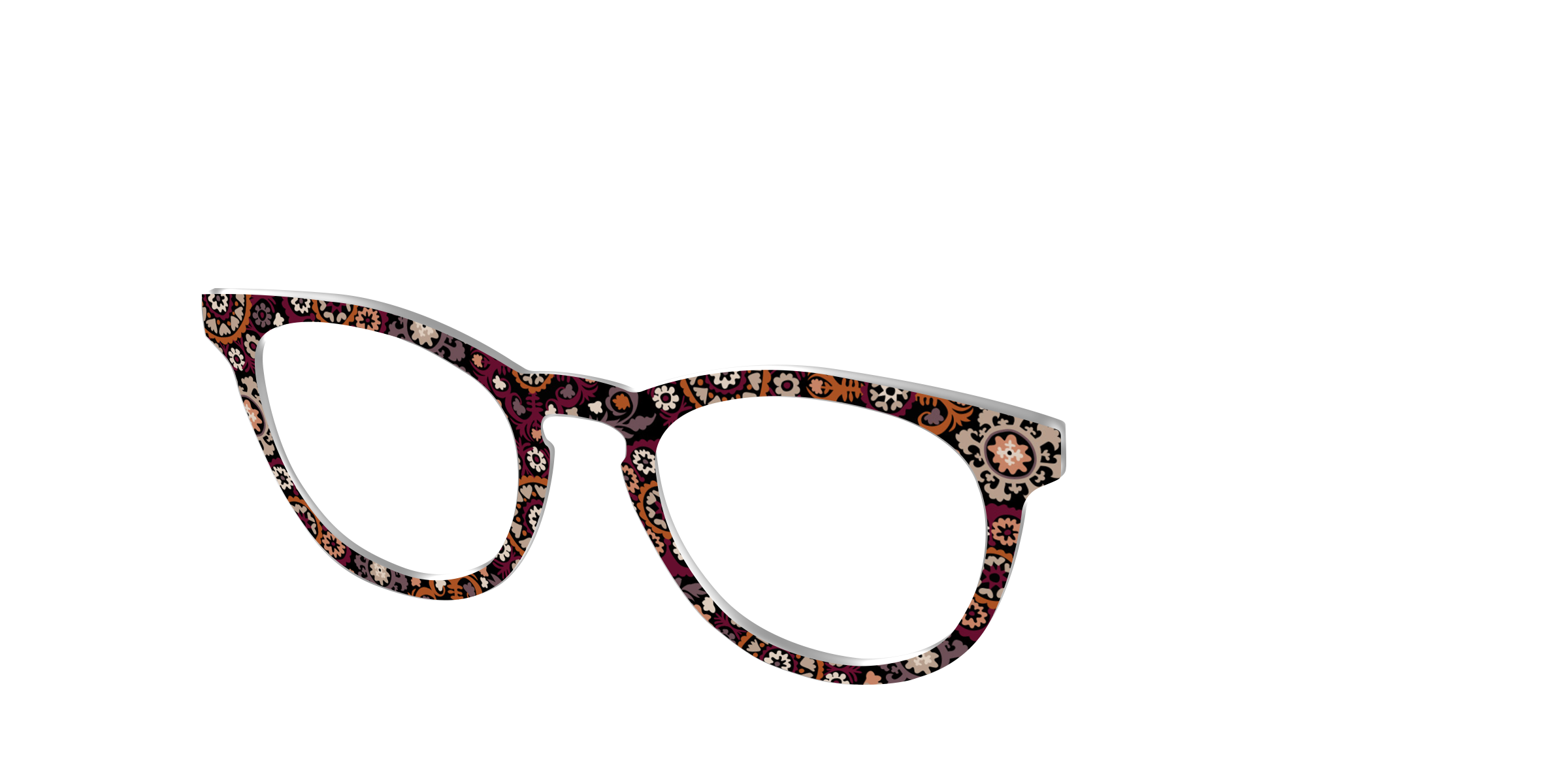 Pair Eyewear Design Tops Woodland Mosaic top occhiali magnetico
