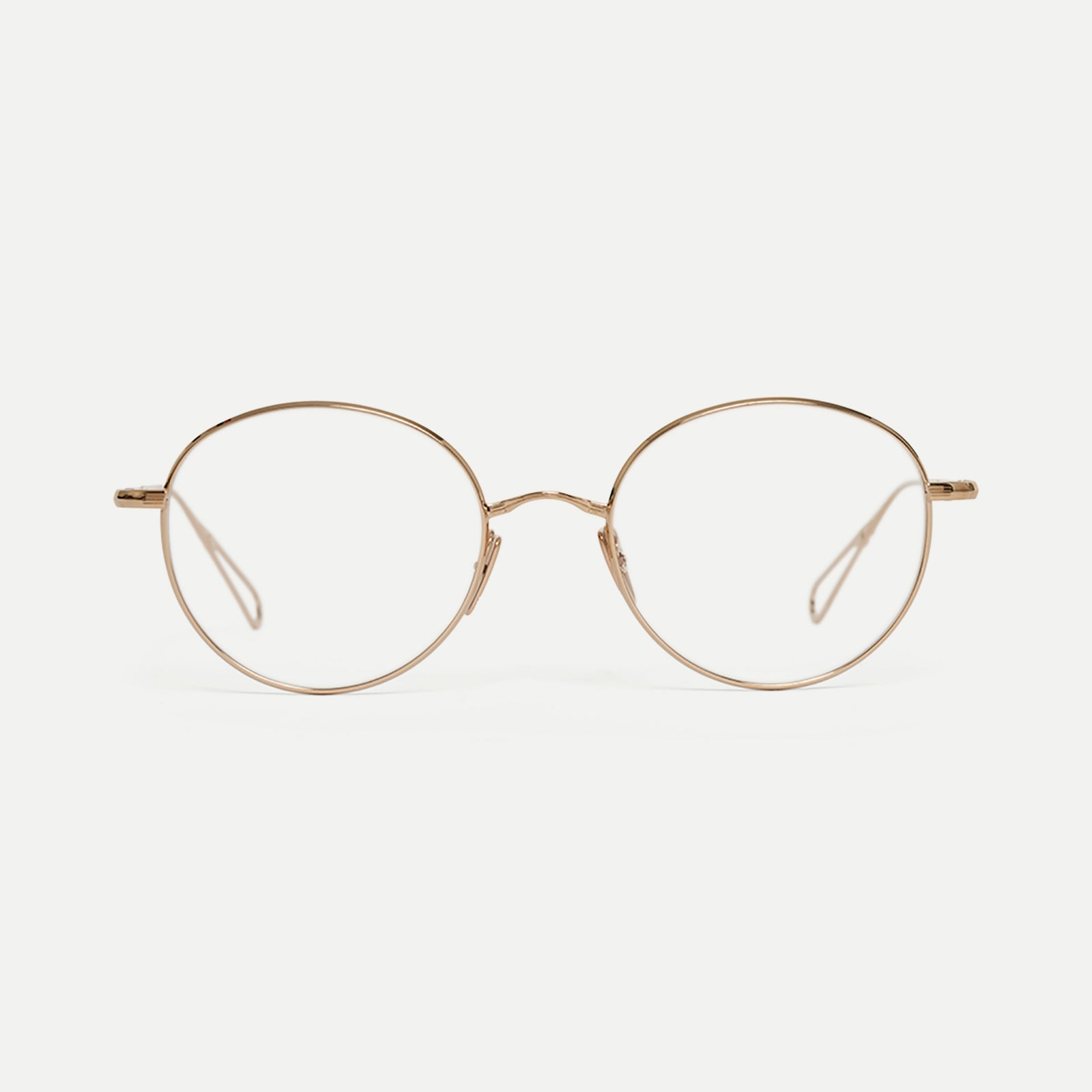 Ahlem Optical Bolivar occhiali da vista champagne titanio