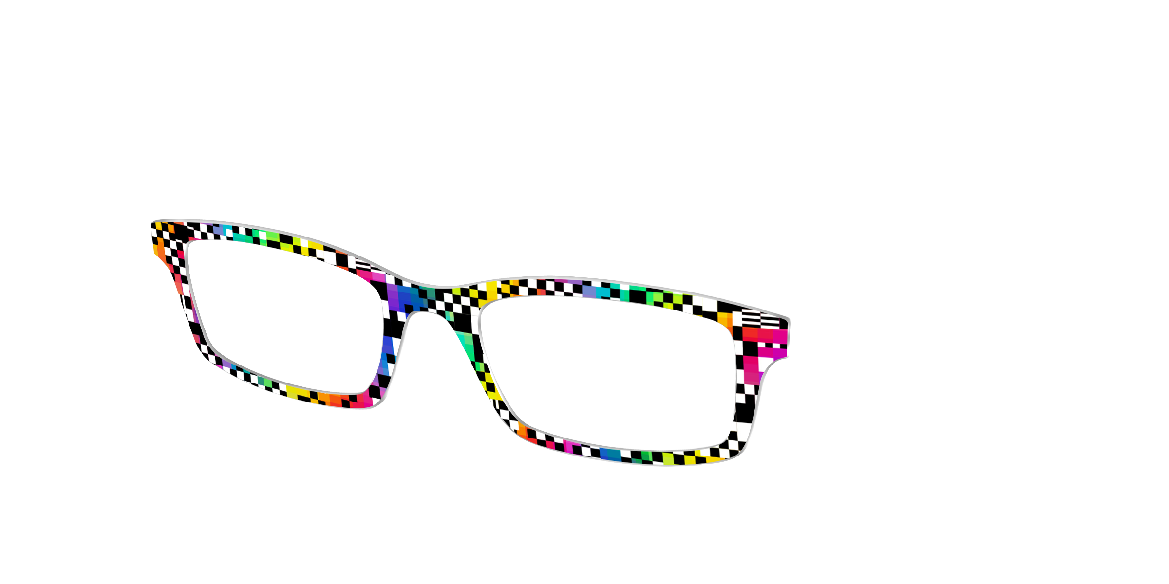Pair Eyewear Design Tops The Prismatic Check top occhiali