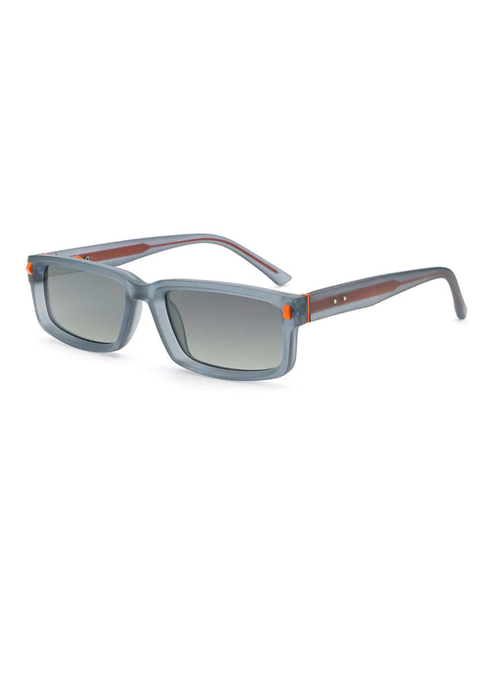 Ouyuan S309812 occhiali sole rettangolari polarizzati PC 62-19-145