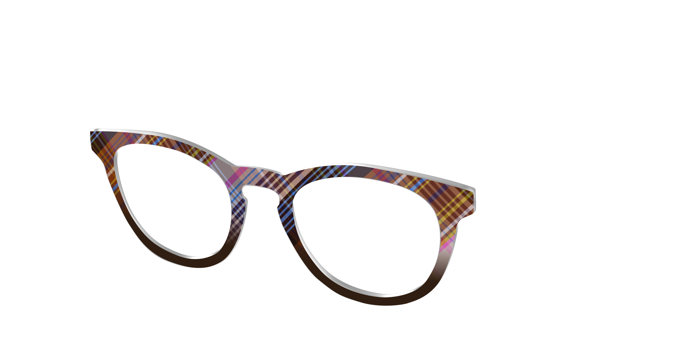 Pair Eyewear Design Tops The Twill Tartan top scozzese AT20