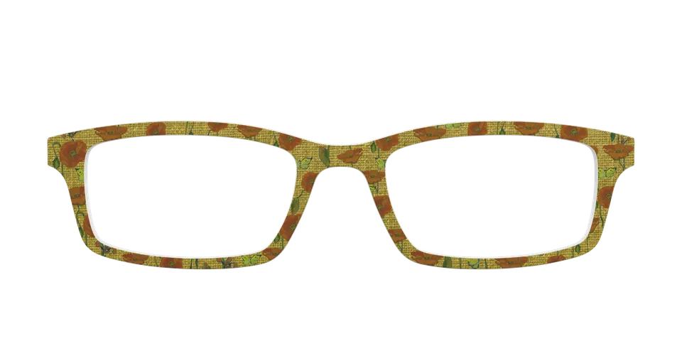 Pair Eyewear Collabs The Poppies cover Van Gogh gialla