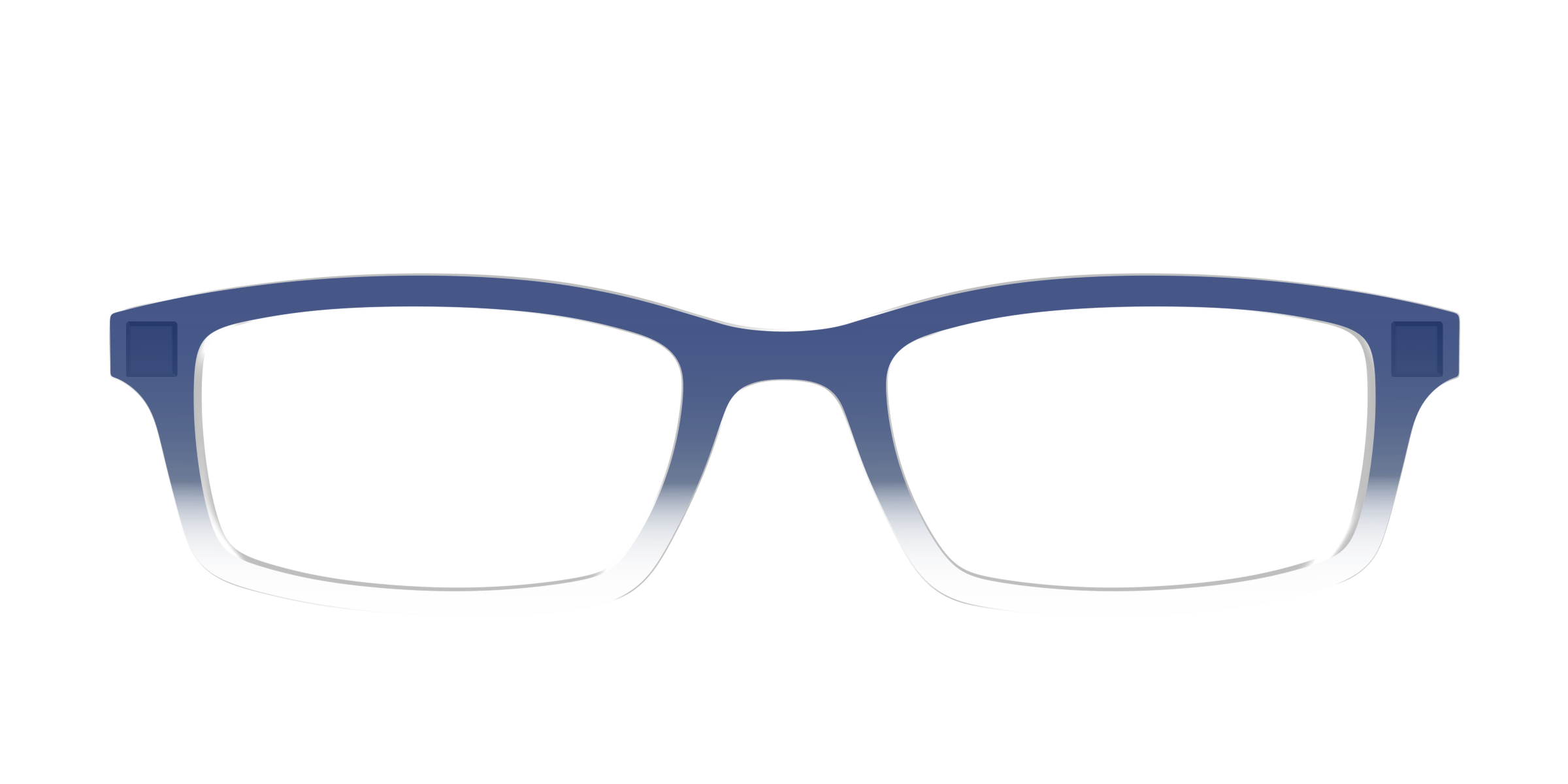 Pair Eyewear Solid Tops Navy Gradient Crystal top occhiali blu