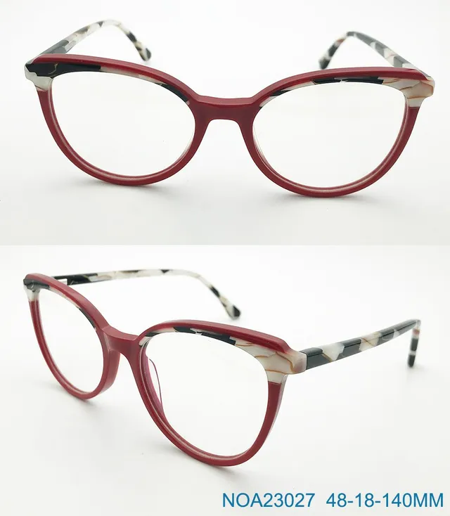 Ouyuan NOA23027 montatura occhiali acetato 48-18-140