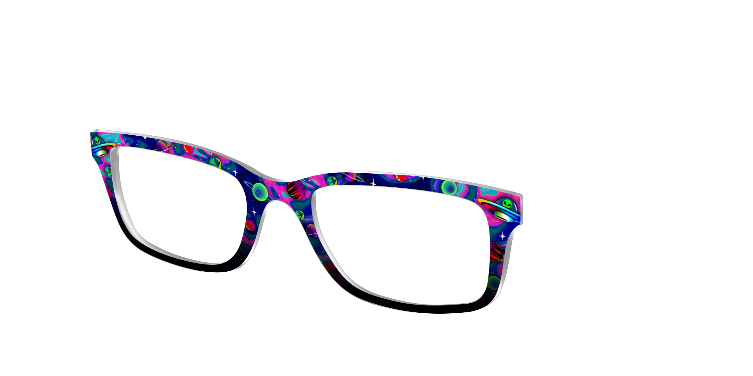 Pair Eyewear Design Tops Space Invasion Marble top per occhiali marmo