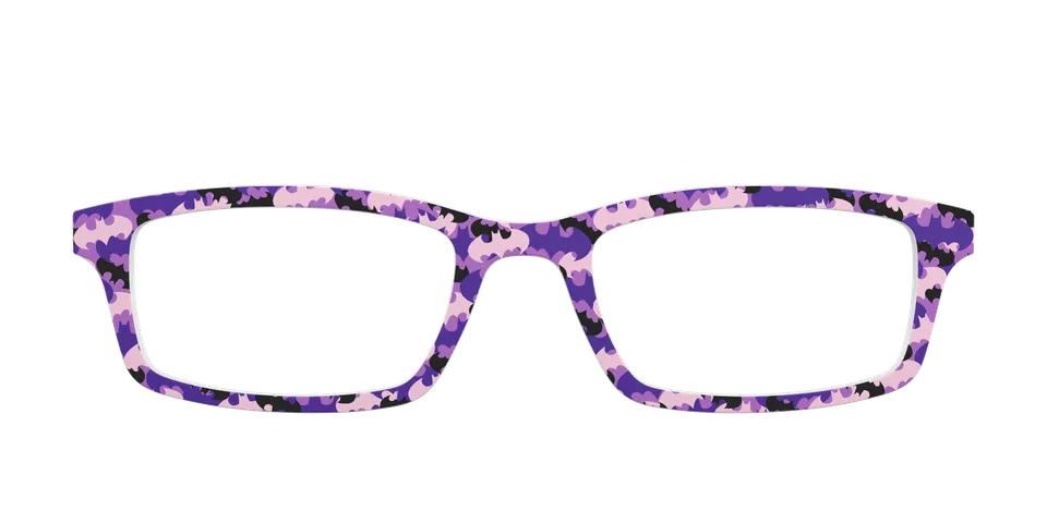 Pair Eyewear Collabs The Batgirl top occhiali viola
