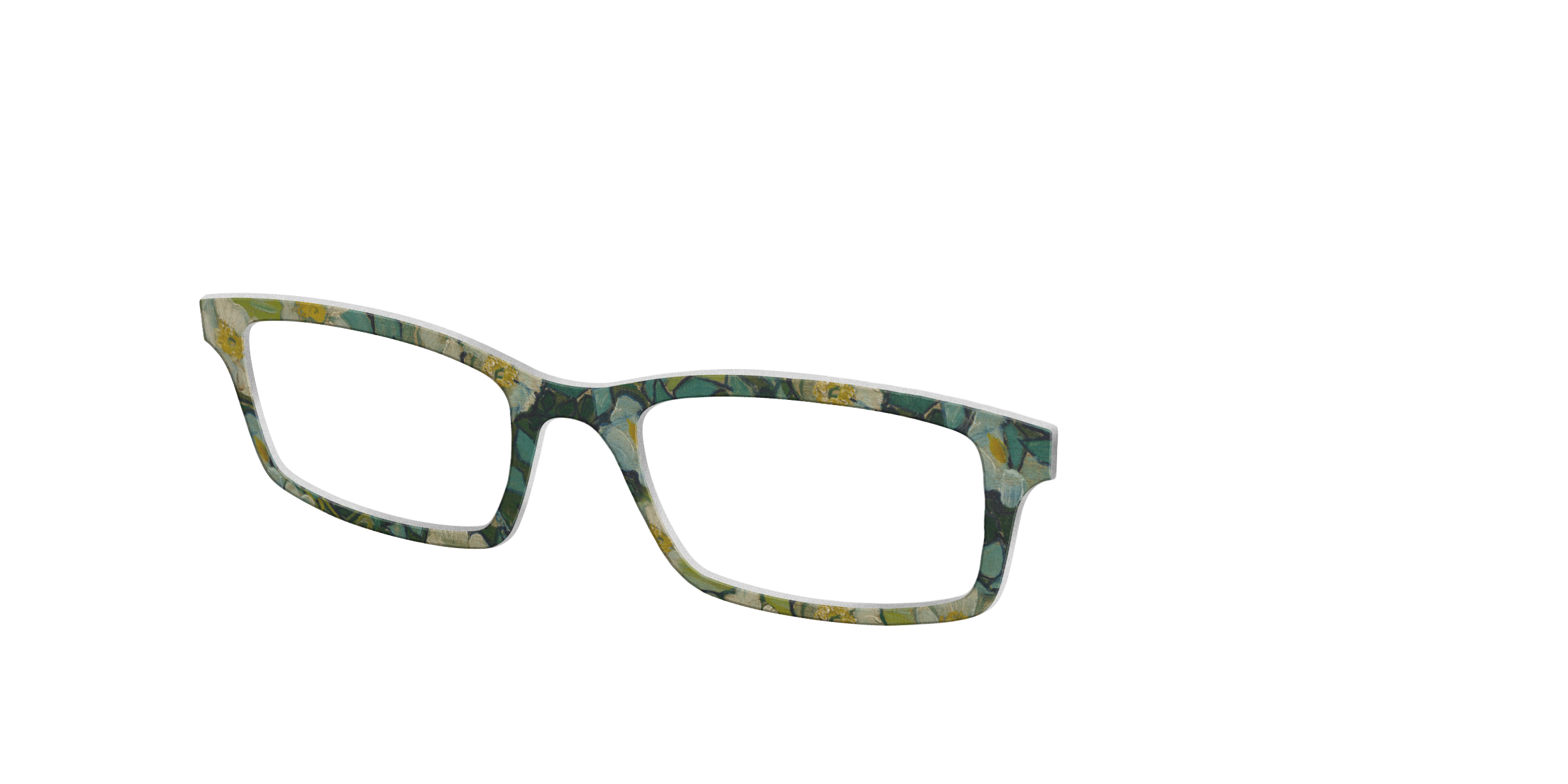 Pair Eyewear Collabs The Wild Roses top occhiali verde VG10