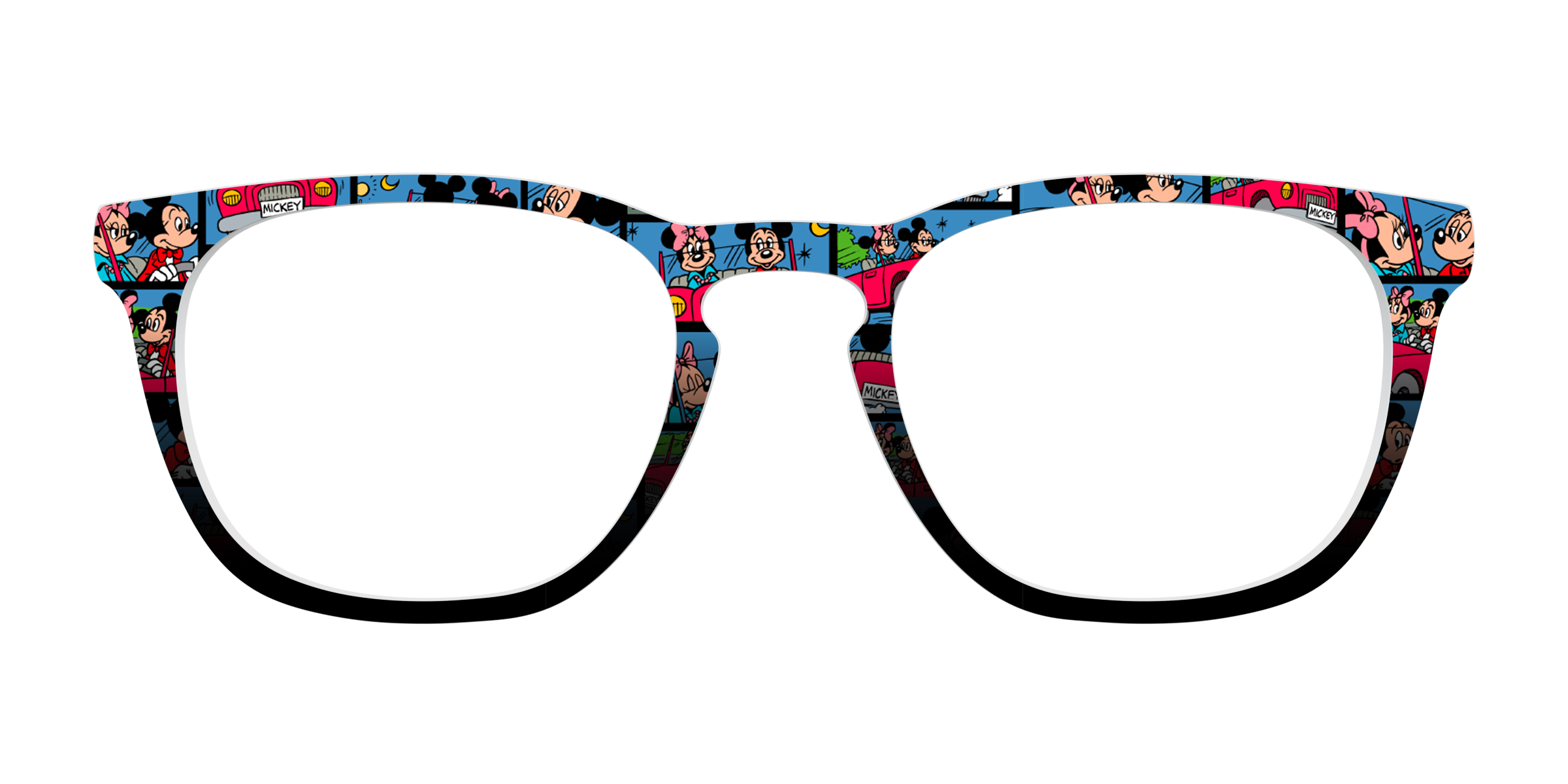Pair Eyewear Collabs Mickey Minnie Comic Split top DY9